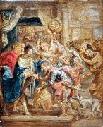 Peter Paul Rubens The Reconciliation of King Henry III and Henry of Navarre USA oil painting artist